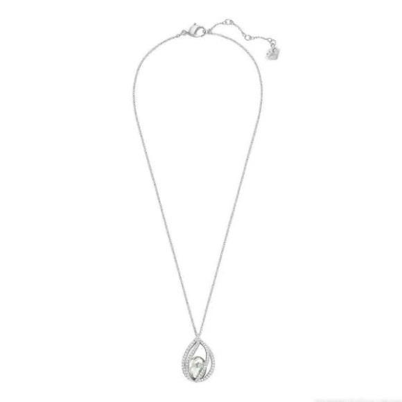 Swarovski Crystal Teardrop Pendant Necklace - Picture 3 of 7